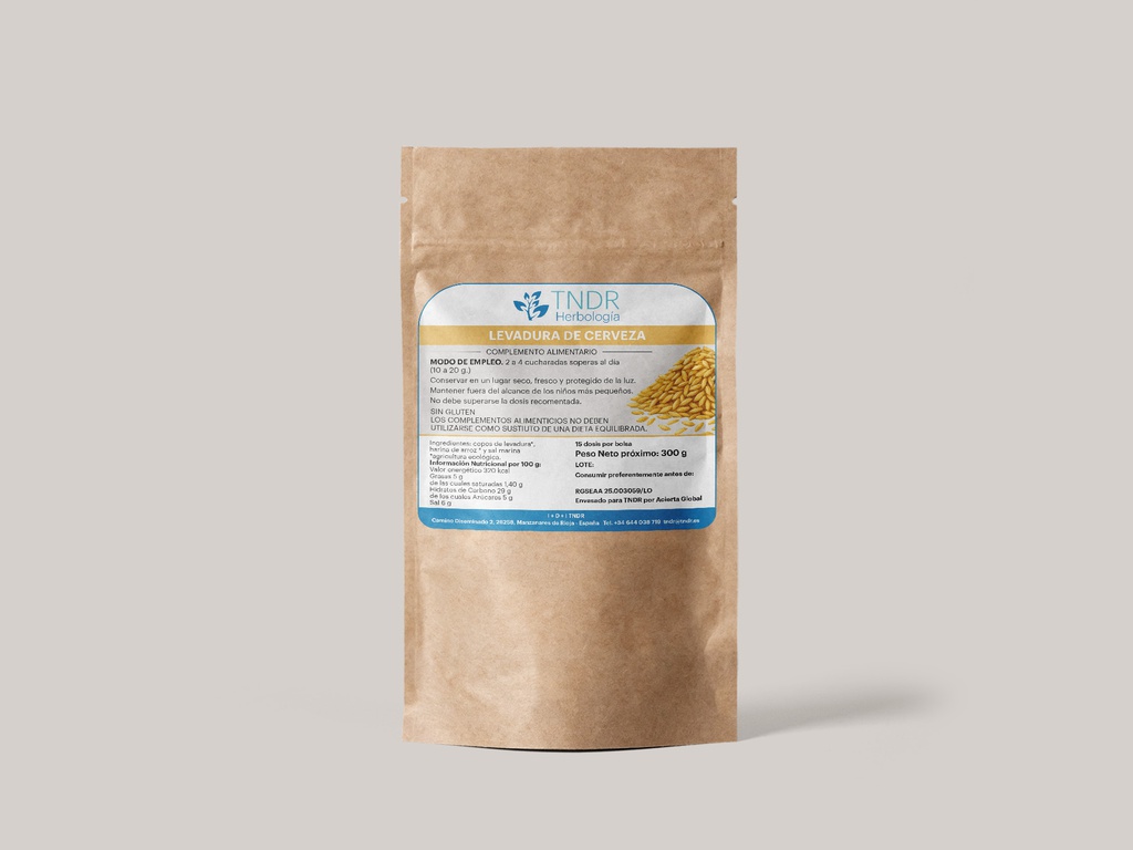 Levadura de Cerveza - Complemento Alimenticio TNDR 2
